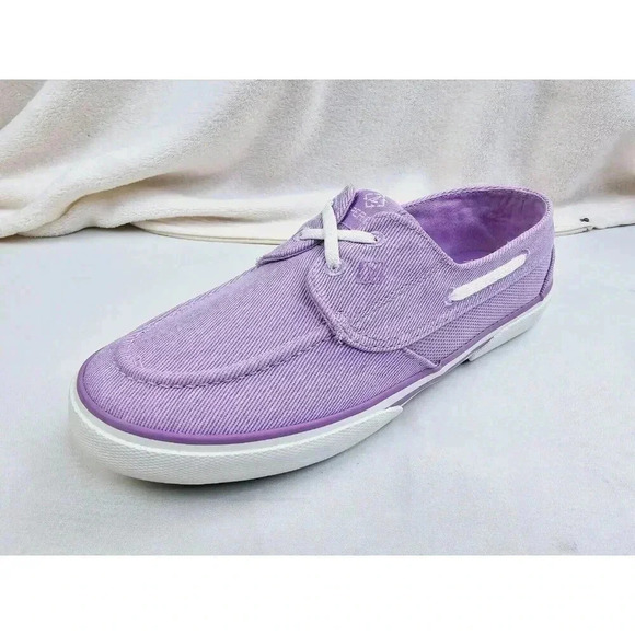 Sperry Shoes - Sperry Top Sider Size 9W Women's Lavender Low Lace Fashion Boat Shoes STS55881